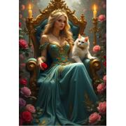 Puzzle Bluebird La Reina De Las Rosas de 1000 Piezas