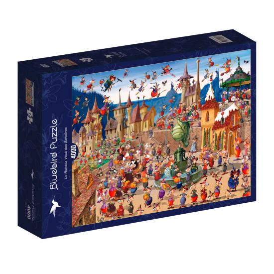 Puzzle Bluebird La Reunión de las Brujas de 4000 Pzs