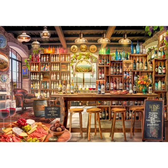 Puzzle Bluebird La Sala de Cata de Vinos de 1000 Piezas