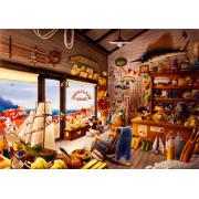 Puzzle Bluebird La Tienda de Pesca de Joe y Roy de 1000 Piezas