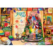 Puzzle Bluebird La Vida es un Libro Abierto en París de 1000 Pz