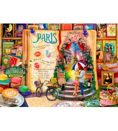 Puzzle Bluebird La Vida es un Libro Abierto en París de 4000 Pzs