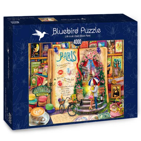 Puzzle Bluebird La Vida es un Libro Abierto en París de 4000 Pz Puzzle Bluebird La Vida es un Libro Abierto en París de 4000 Pz