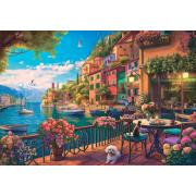 Puzzle Bluebird Lago Como de 1000 Piezas