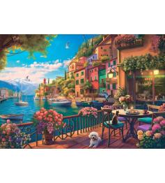 Puzzle Bluebird Lago Como de 1000 Piezas