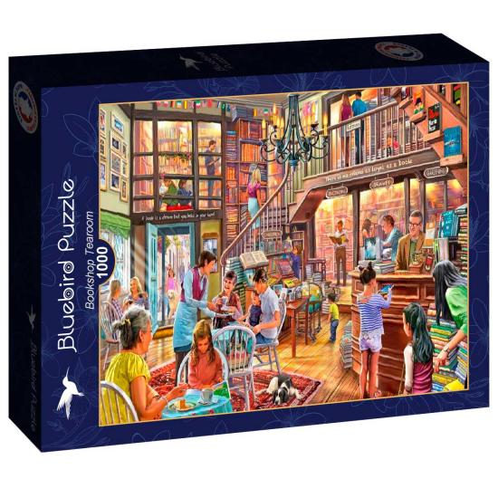Puzzle Bluebird Librería Salón de Té de 1000 Piezas Puzzle Bluebird Librería Salón de Té de 1000 Piezas