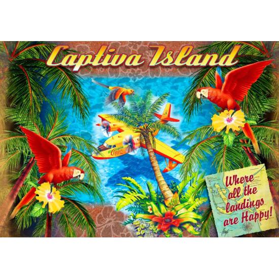 Puzzle Bluebird Loros y Palmeras de 1500 Piezas Puzzle Bluebird Loros y Palmeras de 1500 Piezas
