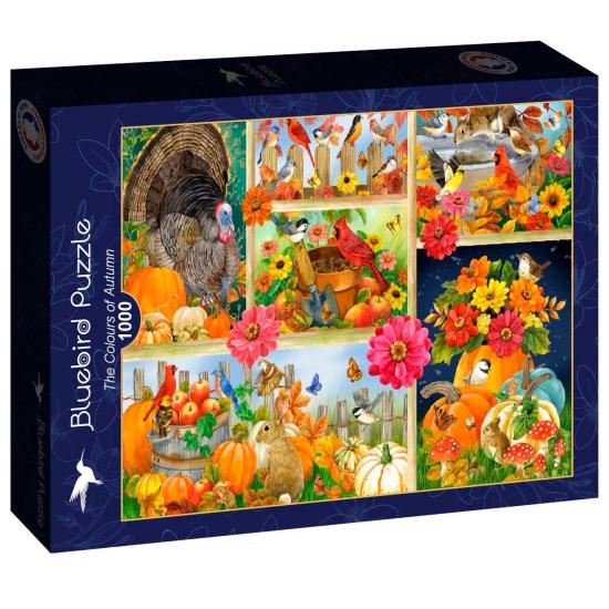 Puzzle Bluebird Los Colores Del Otoño de 1000 Piezas
