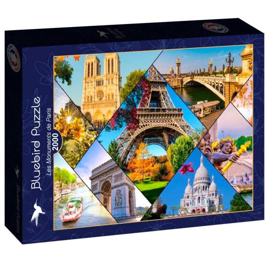Puzzle Bluebird Los Monumentos De París de 2000 Piezas Puzzle Bluebird Los Monumentos De París de 2000 Piezas