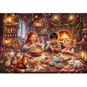 Puzzle Bluebird Los Pequeños Pasteleros Navideños de 1000 Pzs