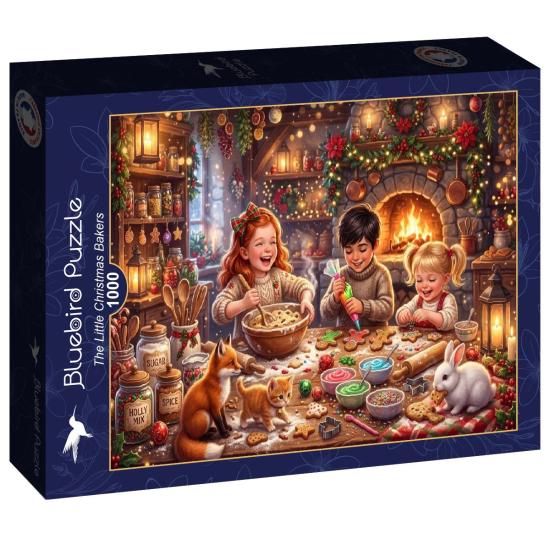 Puzzle Bluebird Los Pequeños Pasteleros Navideños de 1000 Pzs