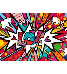 Puzzle Bluebird Love Pop Dot Burst de 500 Piezas