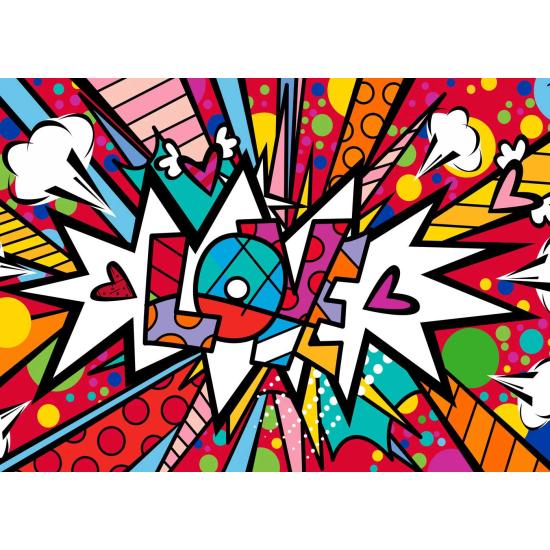 Puzzle Bluebird Love Pop Dot Burst de 500 Piezas