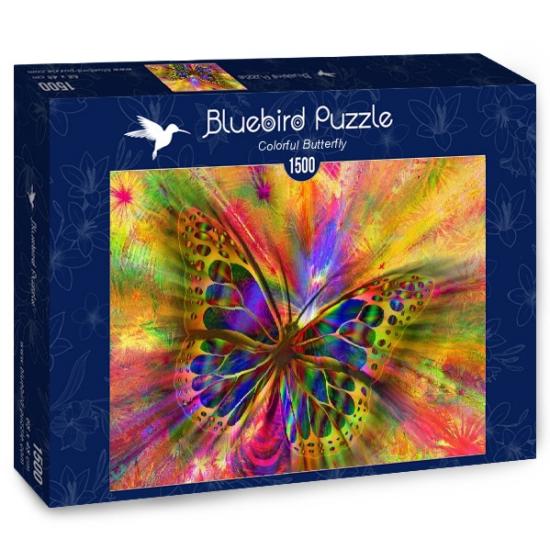 Puzzle Bluebird Mariposas de Colores de 1500 Piezas