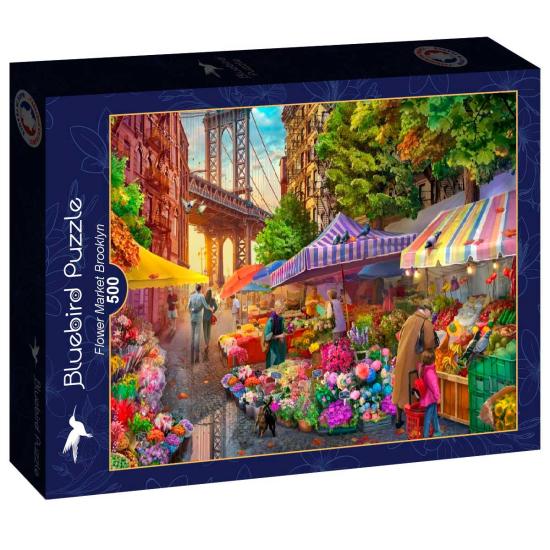 Puzzle Bluebird Mercado de Flores de Brooklyn 500 Piezas Puzzle Bluebird Mercado de Flores de Brooklyn 500 Piezas