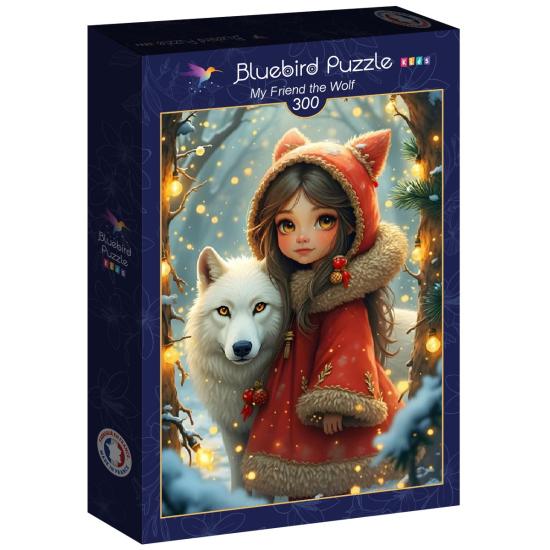 Puzzle Bluebird Mi Amigo El Lobo XXL de 300 Piezas