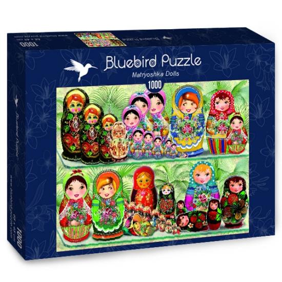 Puzzle Bluebird Muñecas Matryoshka de 1000 Piezas