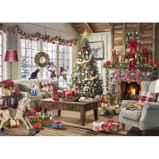 Puzzle Bluebird Navidad Acogedora de 500 Piezas