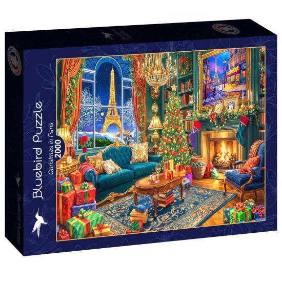 Puzzle Bluebird Navidad En París de 2000 Piezas