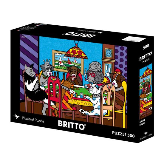 Puzzle Bluebird Noche De Juegos de 500 Piezas