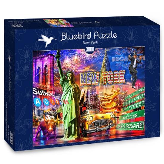 Puzzle Bluebird Nueva York de 3000 Piezas Puzzle Bluebird Nueva York de 3000 Piezas