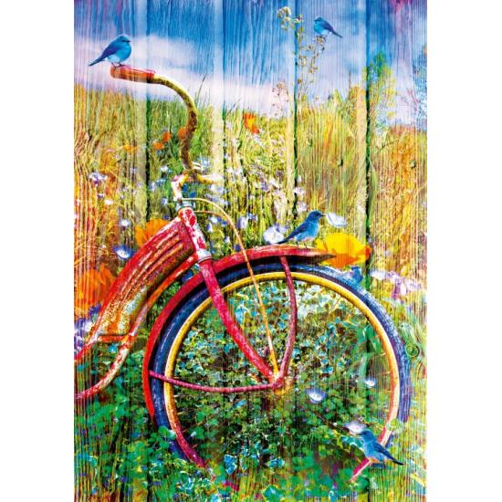 Puzzle Bluebird Pájaros Azules sobre la Bicicleta de 1000 Pieza Puzzle Bluebird Pájaros Azules sobre la Bicicleta de 1000 Pieza