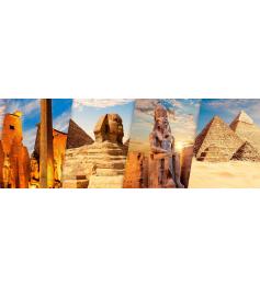 Puzzle Bluebird Panorámico Egipto, Luxor y Giza de 1000 Pzs