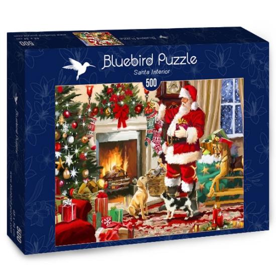 Puzzle Bluebird Papá Noel Adentro de 500 Piezas
