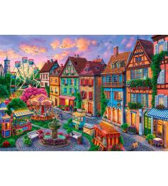 Puzzle Bluebird Parque De Atracciones En La Ciudad de 1000 Pieza