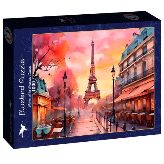 Puzzle Bluebird París Y La Gran Dama de 1000 Piezas Puzzle Bluebird París Y La Gran Dama de 1000 Piezas