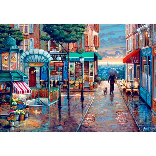 Puzzle Bluebird  Paseo en un Día Lluvioso de 1000 Piezas