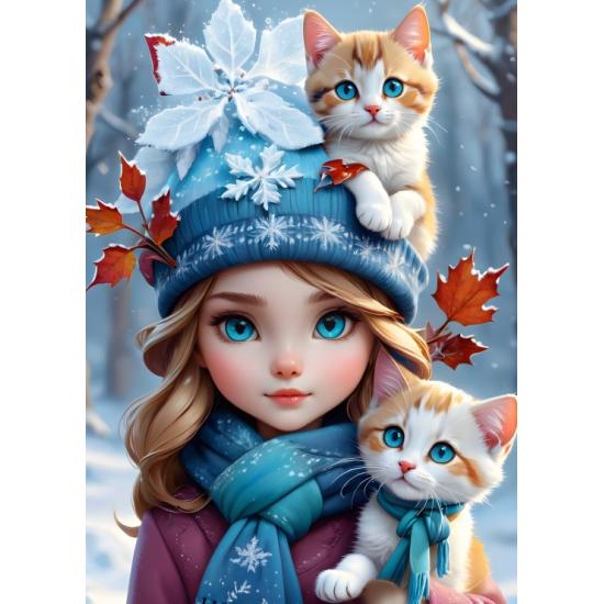 Puzzle Bluebird Paseo Invernal XXL de 300 Piezas Puzzle Bluebird Paseo Invernal XXL de 300 Piezas