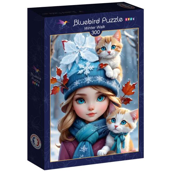 Puzzle Bluebird Paseo Invernal XXL de 300 Piezas Puzzle Bluebird Paseo Invernal XXL de 300 Piezas