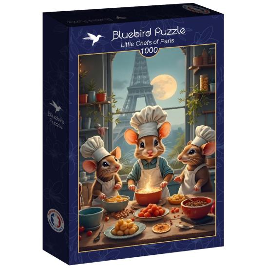 Puzzle Bluebird Pequeños Chefs de París de 1000 Piezas
