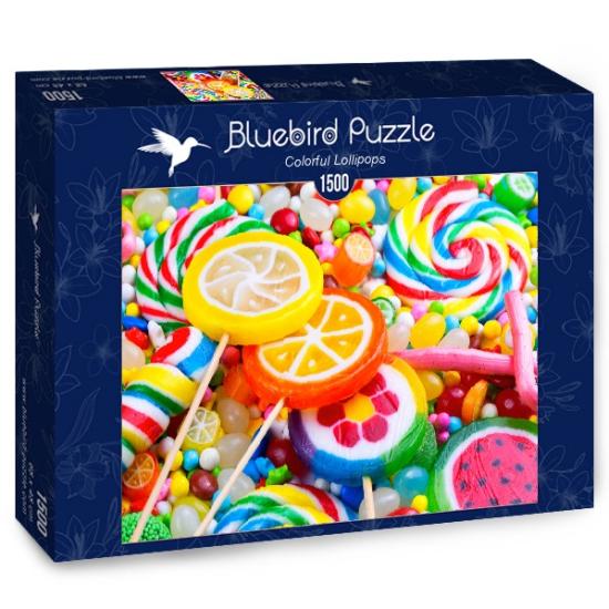 Puzzle Bluebird Piruletas de Colores de 1500 Piezas