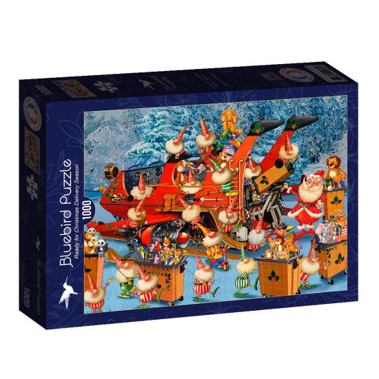 Puzzle Bluebird Preparado el Reparto de la Navidad de 1000 Pzs