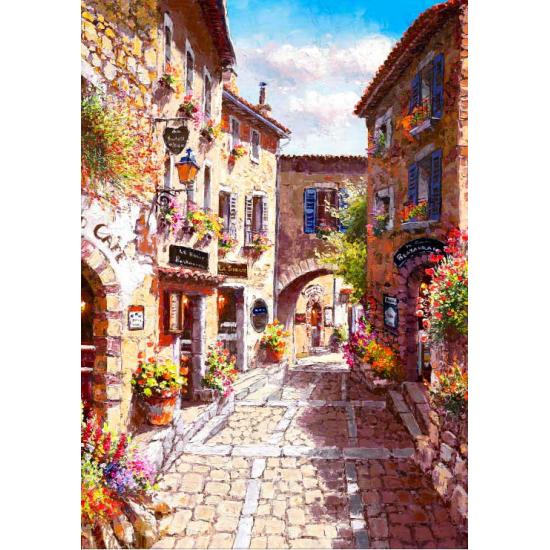 Puzzle Bluebird Pueblo Eze de 1000 Piezas