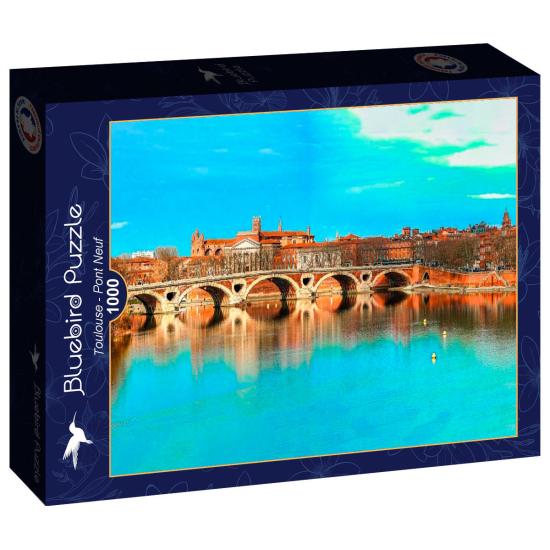 Puzzle Bluebird Puente Nuevo, Toulouse de 1000 Piezas
