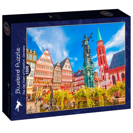 Puzzle Bluebird El Casco Antiguo De Frankfurt, Alemania de 1000