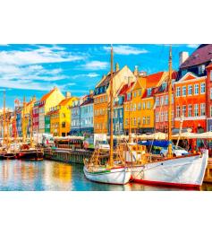 Puzzle Bluebird Puerto de Nyhavn, Copenhague de 1000 Piezas