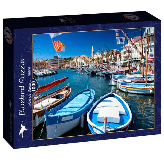 Puzzle Bluebird Puerto de Sanary, Francia de 1000 Pzs Puzzle Bluebird Puerto de Sanary, Francia de 1000 Pzs