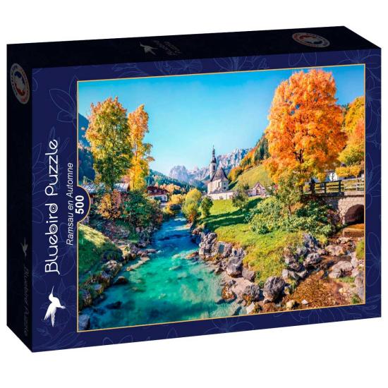 Puzzle Bluebird Ramsau en Otoño de 500 Piezas Puzzle Bluebird Ramsau en Otoño de 500 Piezas