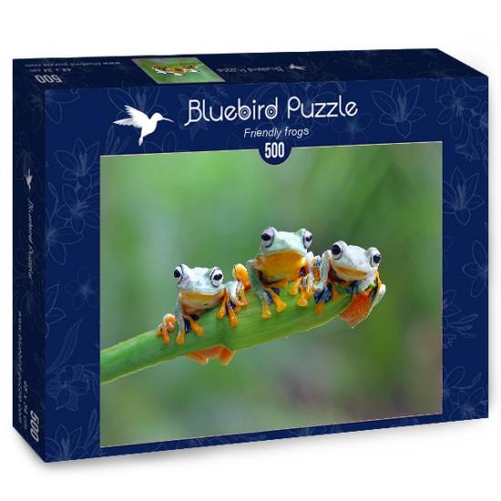 Puzzle Bluebird Ranas Amigables de 500 Piezas
