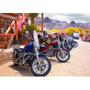 Puzzle Bluebird Rt66 Motocicletas Oatman de 1000 Piezas