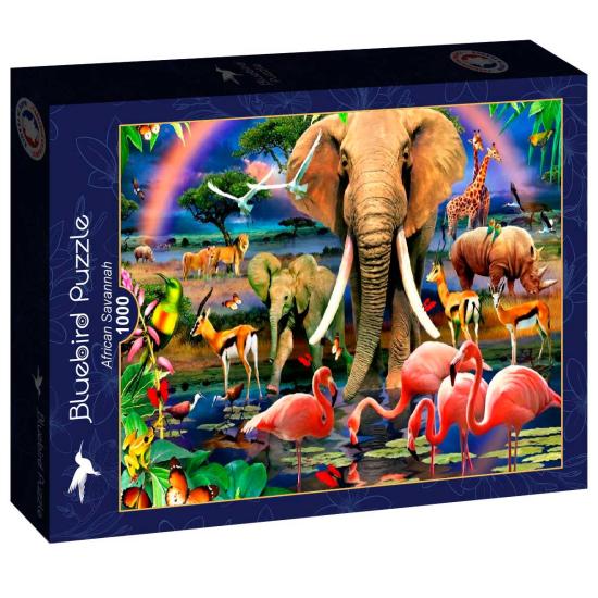 Puzzle Bluebird Sabana Africana de 1000 Pzs Puzzle Bluebird Sabana Africana de 1000 Pzs
