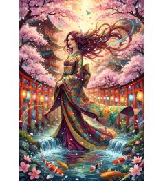 Puzzle Bluebird Sakura de 1000 Piezas