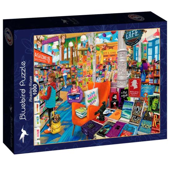 Puzzle Bluebird Sala De Lectura de 1000 Piezas