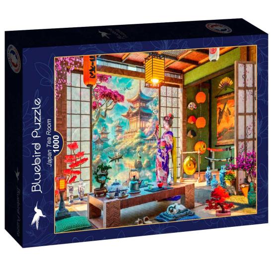 Puzzle Bluebird Salón de Té Japonés 1000 Piezas