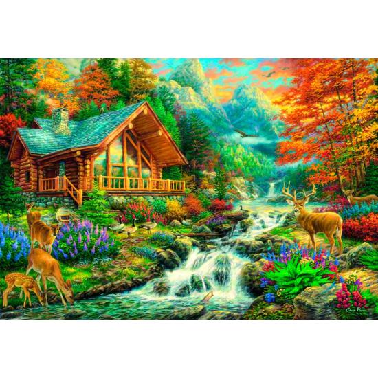 Puzzle Bluebird Serenidad Alpina de 1000 Piezas Puzzle Bluebird Serenidad Alpina de 1000 Piezas