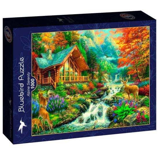 Puzzle Bluebird Serenidad Alpina de 1000 Piezas Puzzle Bluebird Serenidad Alpina de 1000 Piezas